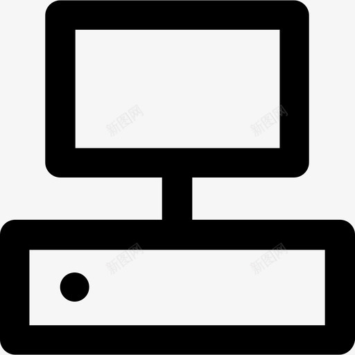 计算机商业元素汇编粗体四舍五入图标svg_新图网 https://ixintu.com 商业元素汇编 粗体四舍五入 计算机