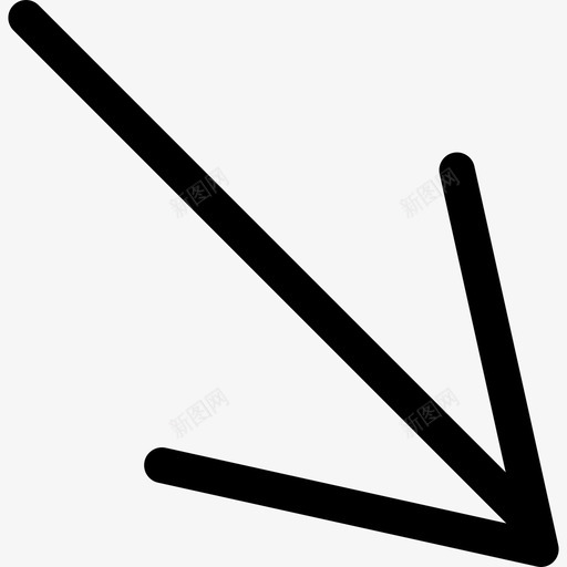 对角线箭头箭头集线性图标svg_新图网 https://ixintu.com 对角线箭头 箭头集 线性