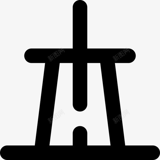 风车景观汇编线性图标svg_新图网 https://ixintu.com 景观汇编 线性 风车