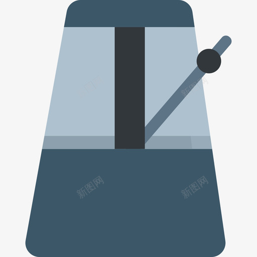 节拍器彩色音乐图标扁平svg_新图网 https://ixintu.com 彩色音乐图标 扁平 节拍器