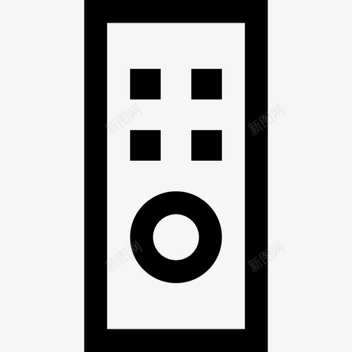遥控器电影院轮廓线性图标svg_新图网 https://ixintu.com 电影院轮廓 线性 遥控器