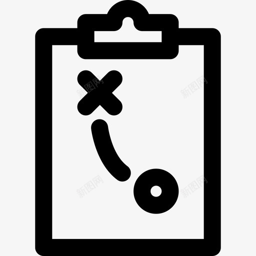 战略篮球直线图标svg_新图网 https://ixintu.com 战略 直线 篮球