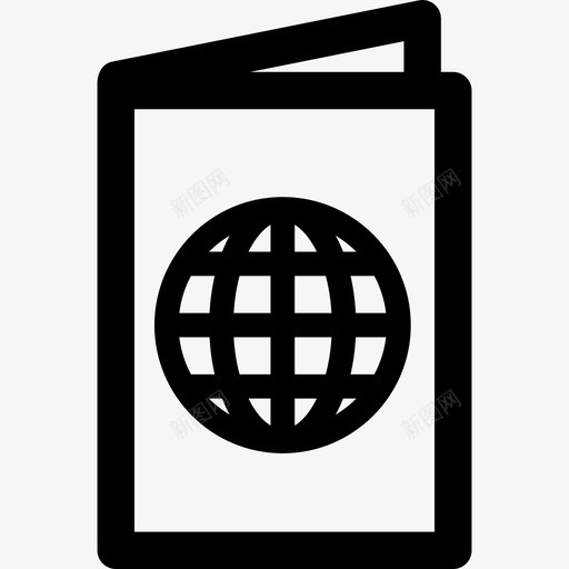 护照线性旅行和旅游其他图标svg_新图网 https://ixintu.com 其他 护照 线性旅行和旅游