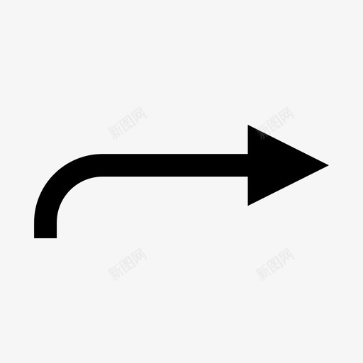 右箭头继续图标svg_新图网 https://ixintu.com 下一步 右 用户界面 箭头 继续 转到