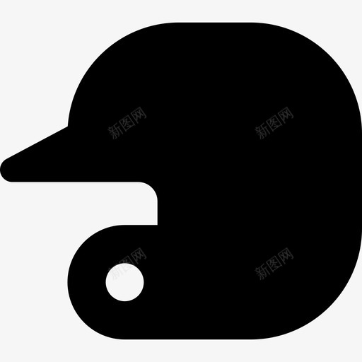 头盔棒球元素填充物图标svg_新图网 https://ixintu.com 填充物 头盔 棒球元素