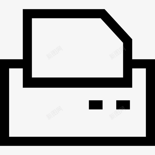 打印机线性电子设备线性图标svg_新图网 https://ixintu.com 打印机 线性 线性电子设备