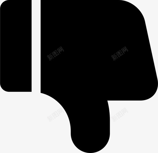icon_点赞_已赞_反向svg_新图网 https://ixintu.com icon_点赞_已赞_反向