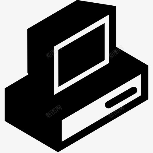 计算机技术等距设备填充图标svg_新图网 https://ixintu.com 技术 等距设备填充 计算机