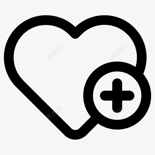 心加护图标svg_新图网 https://ixintu.com 健 加 医 婚 心 心助 护 爱 爱生活
