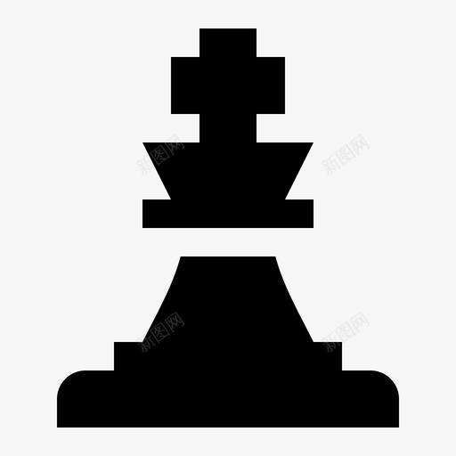 国际象棋之王将死游戏图标svg_新图网 https://ixintu.com 体育实心图标集 国际象棋之王 将死 游戏 移动