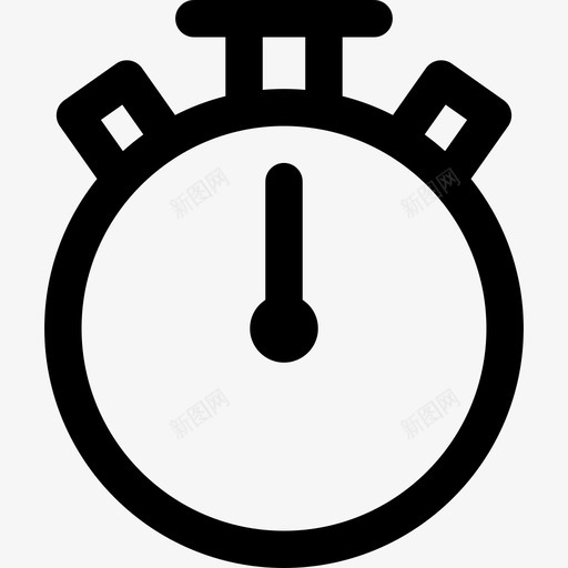 秒表健身器材线性线性图标svg_新图网 https://ixintu.com 健身器材线性 秒表 线性