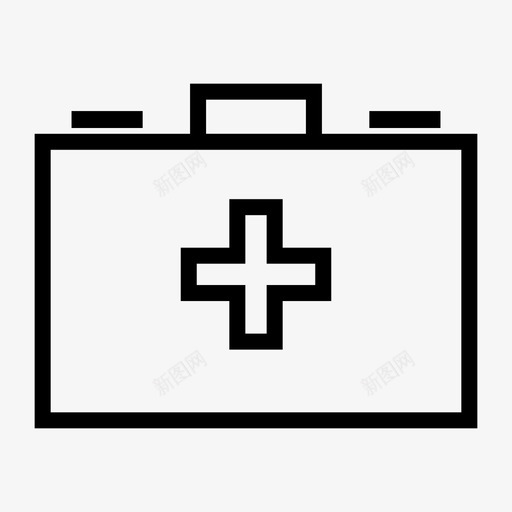 医疗急救文件夹图标svg_新图网 https://ixintu.com 健康 医疗 医院 急救 文件夹 治疗