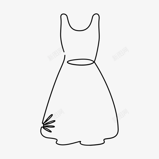 服装衣服时装图标svg_新图网 https://ixintu.com 一线 女装 时装 服装 衣服