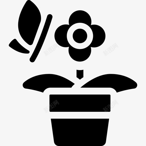 花开春意盎然图标svg_新图网 https://ixintu.com 春意盎然 花开