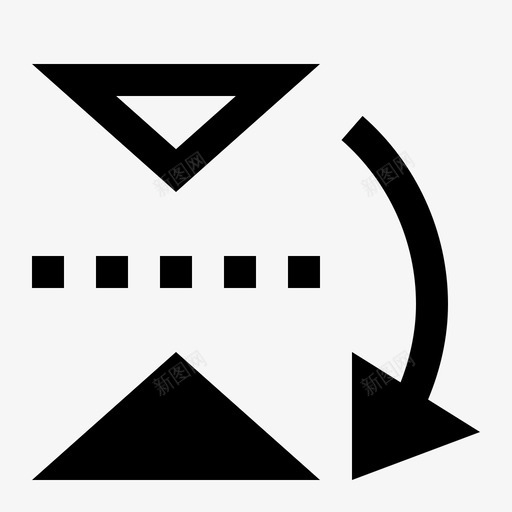 水平翻转箭头方向图标svg_新图网 https://ixintu.com 方向 水平翻转 移动 箭头 设计和开发实体图标集