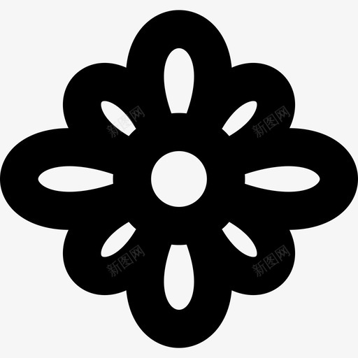 花卉自然圆形花卉收藏图标svg_新图网 https://ixintu.com 圆形花卉收藏 自然 花卉
