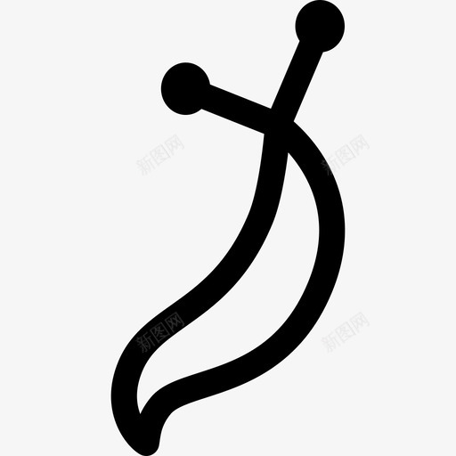 蛞蝓昆虫1线状图标svg_新图网 https://ixintu.com 昆虫1 线状 蛞蝓