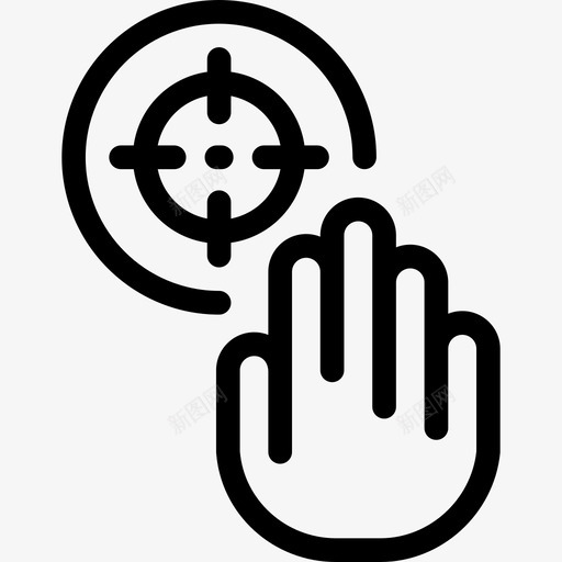把坐标地图针和导航线性图标svg_新图网 https://ixintu.com 地图针和导航 把坐标 线性