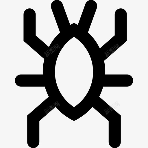 病毒技术网络安全线图标svg_新图网 https://ixintu.com 技术 病毒 网络安全线