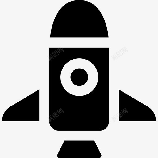 火箭运输太空科幻图标svg_新图网 https://ixintu.com 太空科幻 火箭 运输