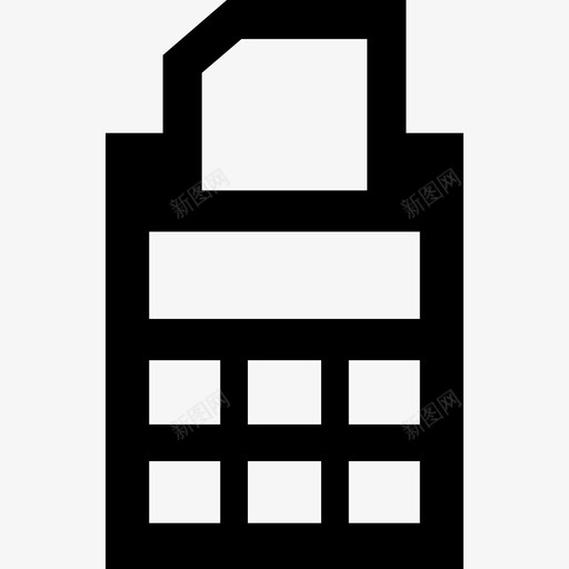 发票商务财务填写图标svg_新图网 https://ixintu.com 发票 商务 财务填写