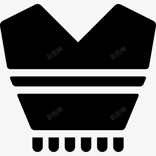 斗篷时尚墨西哥元素图标svg_新图网 https://ixintu.com 墨西哥元素 斗篷 时尚