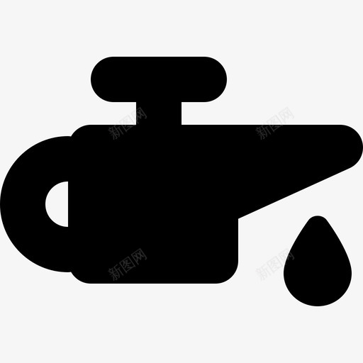 注油器填充工业元件图标svg_新图网 https://ixintu.com 填充工业元件 注油器