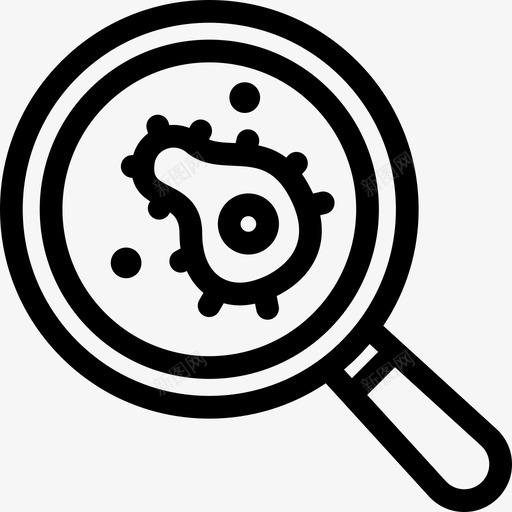 带贝特里亚的Loupe医学实验室图标svg_新图网 https://ixintu.com 医学 实验室 带贝特里亚的Loupe