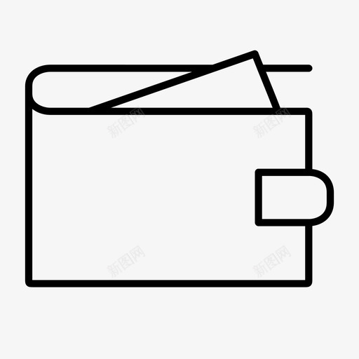 带现金的钱包银行身份证图标svg_新图网 https://ixintu.com 带现金的钱包 身份证 银行