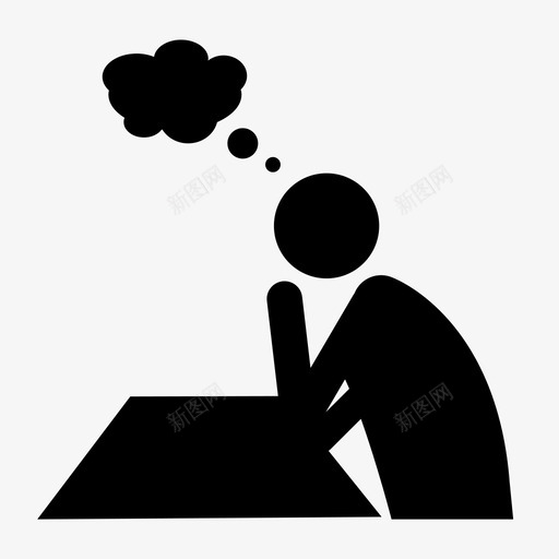 人在想想图标svg_新图网 https://ixintu.com 人在想 想