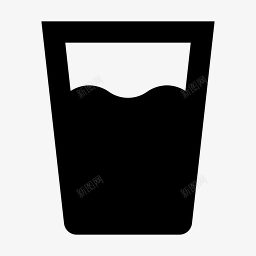 水杯子饮料图标svg_新图网 https://ixintu.com iconoteka五金 杯子 水 玻璃 饮料