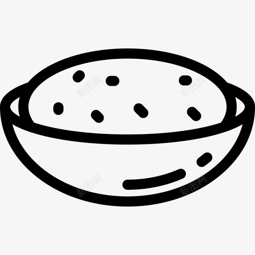 鳄梨酱墨西哥元素7线性图标svg_新图网 https://ixintu.com 墨西哥元素7 线性 鳄梨酱