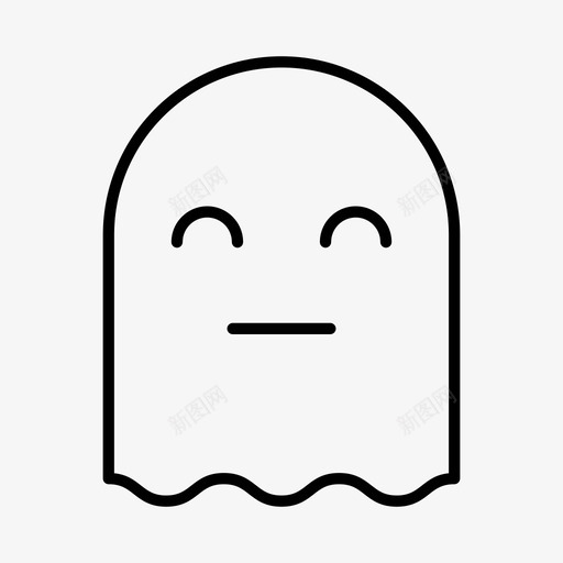 鬼魂所有圣徒前夜庆祝图标svg_新图网 https://ixintu.com 万圣节 不给糖就捣蛋 庆祝 恐怖 所有圣徒前夜 鬼魂