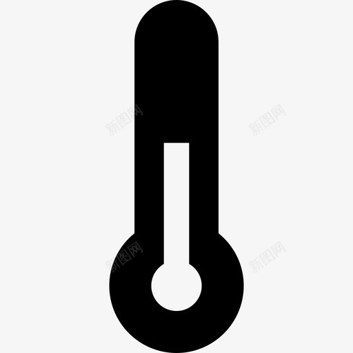 温度计天气12充满图标svg_新图网 https://ixintu.com 充满 天气12 温度计