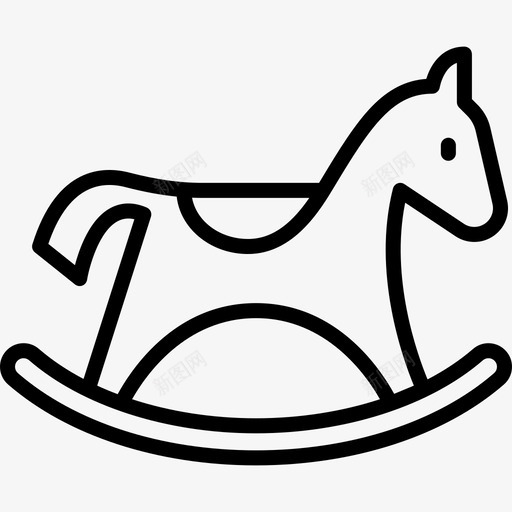 伍迪摇摆马童年直系图标svg_新图网 https://ixintu.com 伍迪摇摆马 直系 童年