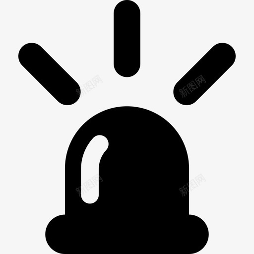 警报技术网络安全填充图标svg_新图网 https://ixintu.com 技术 网络安全填充 警报