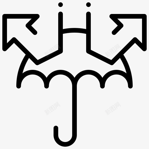 保护投资安全图标svg_新图网 https://ixintu.com 保护 保护伞 安全 投资 财务战略大纲