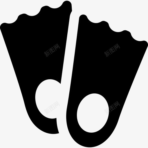脚蹼运动冒险运动3图标svg_新图网 https://ixintu.com 冒险运动3 脚蹼 运动