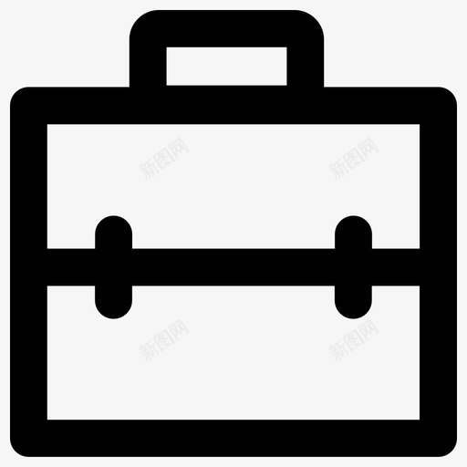 公文包教育元素粗体圆形图标svg_新图网 https://ixintu.com 公文包 教育元素 粗体圆形