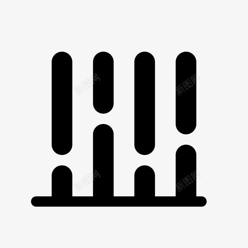全堆积图分析条形图图标svg_新图网 https://ixintu.com 全堆积图 分析 图表 基本图标集 条形图 统计