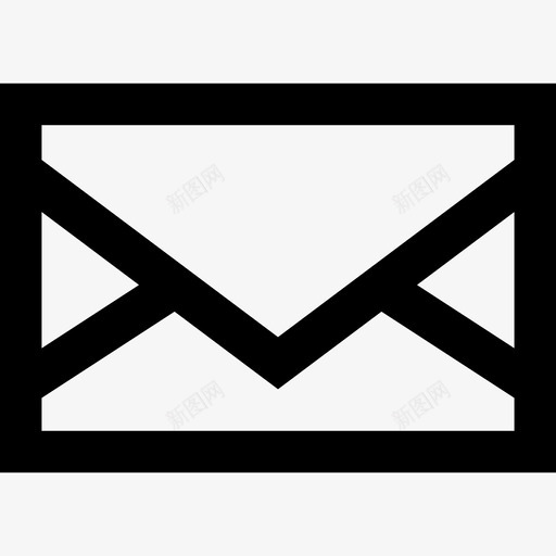 邮件业务元素2线性图标svg_新图网 https://ixintu.com 业务元素2 线性 邮件