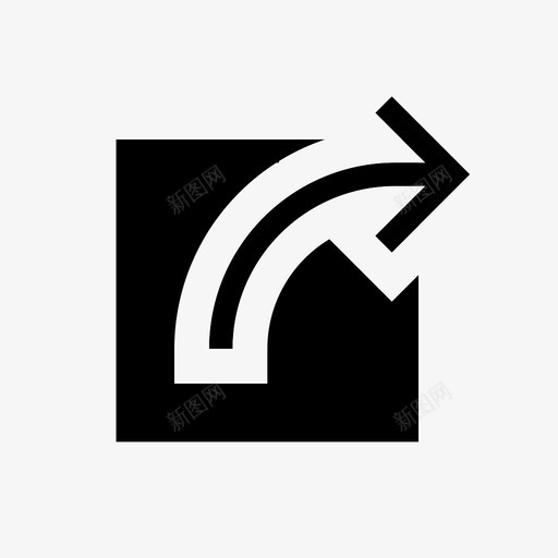 打开方式箭头导出图标svg_新图网 https://ixintu.com 共享 发送 导出 打开方式 箭头 转发 重要图标设置清晰