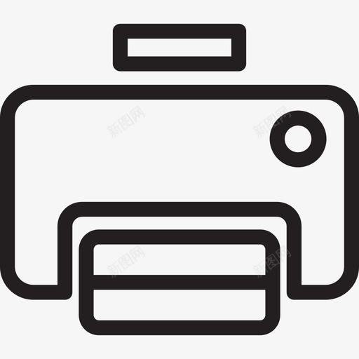 打印机70个不同的图标线性svg_新图网 https://ixintu.com 70个不同的图标 打印机 线性