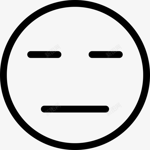 怀疑论者表情符号收集线性图标svg_新图网 https://ixintu.com 怀疑论者 线性 表情符号收集
