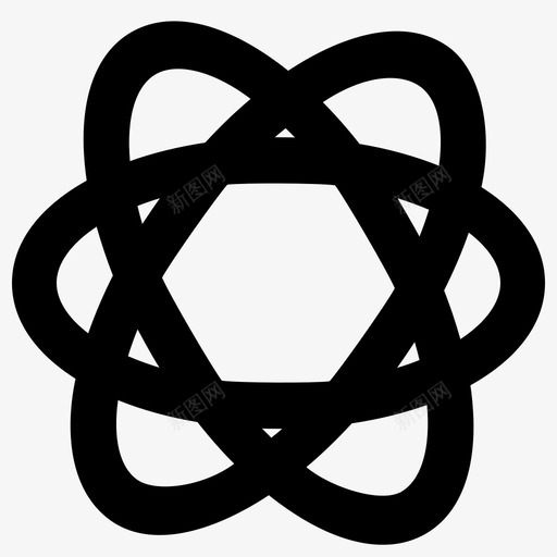 原子粗体轮廓医学元素2粗体圆形图标svg_新图网 https://ixintu.com 原子 粗体圆形 粗体轮廓医学元素2