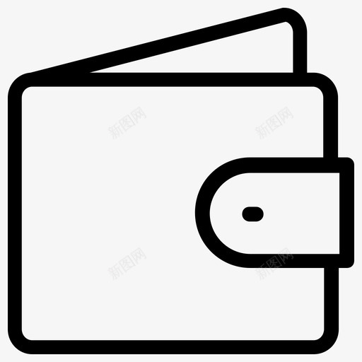 钱包商务和贸易浅圆形图标svg_新图网 https://ixintu.com 商务和贸易 浅圆形 钱包