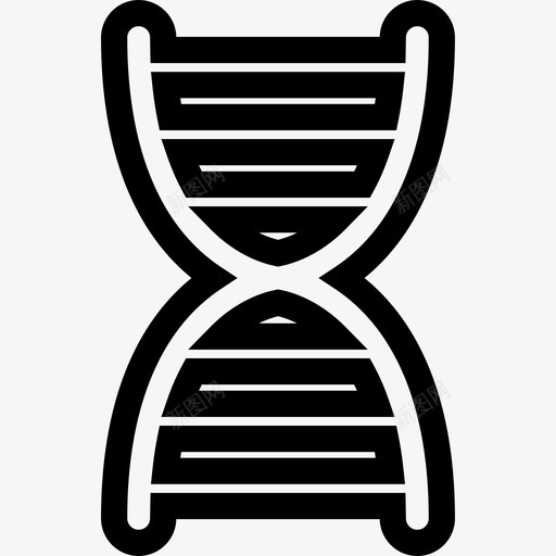DNA医学人体轮廓图标svg_新图网 https://ixintu.com DNA 人体轮廓 医学