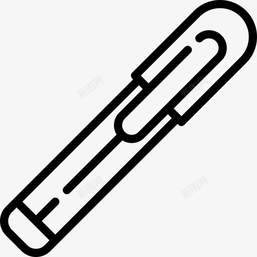 钢笔高中套装直线笔图标svg_新图网 https://ixintu.com 直线笔 钢笔 高中套装