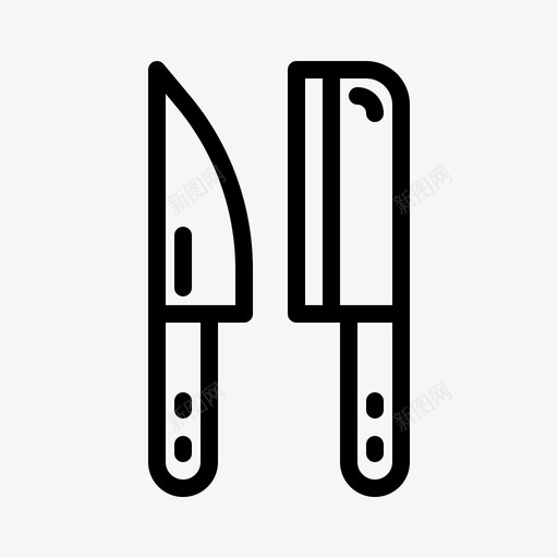 采购产品刀器具屠夫图标svg_新图网 https://ixintu.com 刀 厨房 厨房用具 器具 屠夫 烹饪 采购产品刀