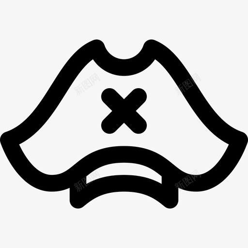 海盗帽海盗直系图标svg_新图网 https://ixintu.com 海盗 海盗帽 直系
